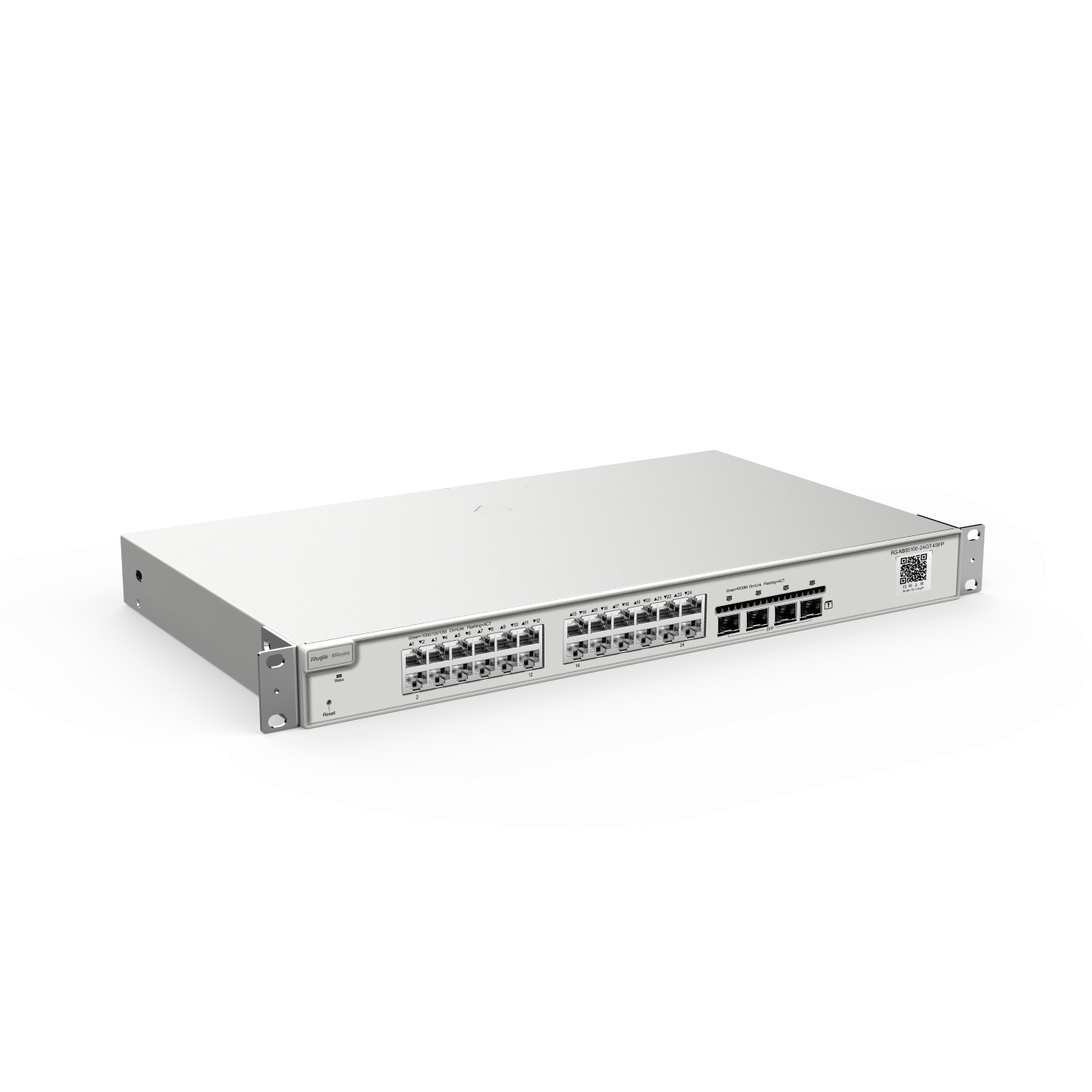 RG-NBS5100-24GT4SFP, 28-Port Gigabit Layer 3 Non-PoE Switch