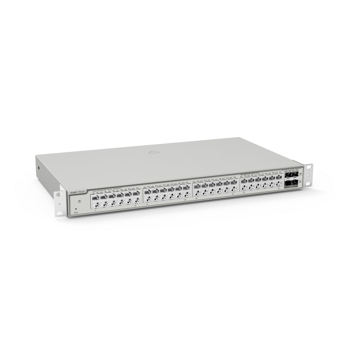 RG-NBS3200-48GT4XS-P, 48-Port Gigabit Layer 2 Cloud Managed PoE Switch, 4 * 10G Uplink