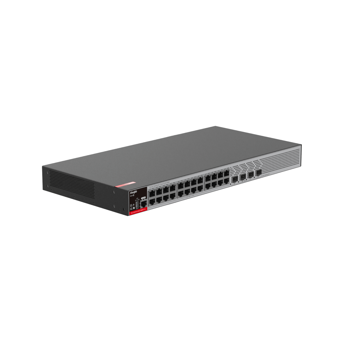 RG-S2915-24GT4MS-P-L 24-Port 1GE RJ45 Layer 2+ Managed PoE+ Switch, 4-Port 2.5GE Uplink